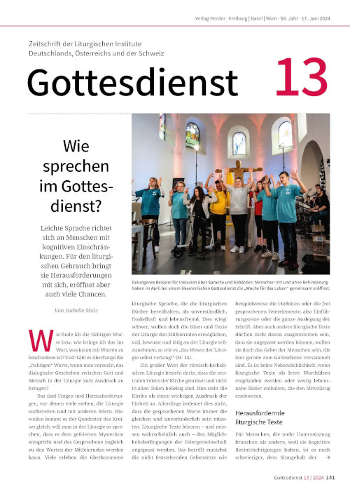 Gottesdienst 13/2024