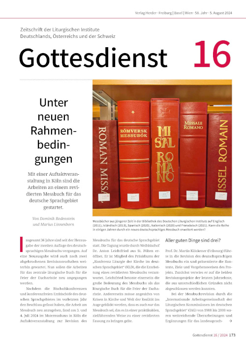 Gottesdienst 16/2024