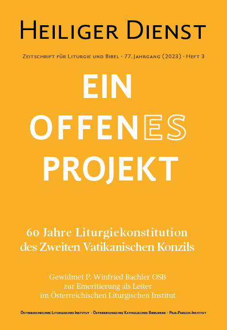 Cover Heiliger Dienst 3/2023