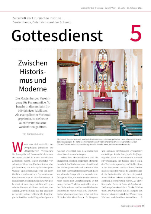 Gottesdienst 5/2024