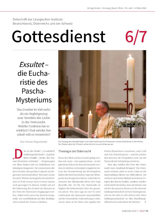 Gottesdienst 6-7/2024