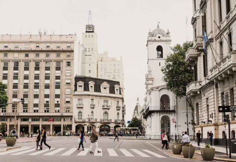 Straße in Buenos Aires