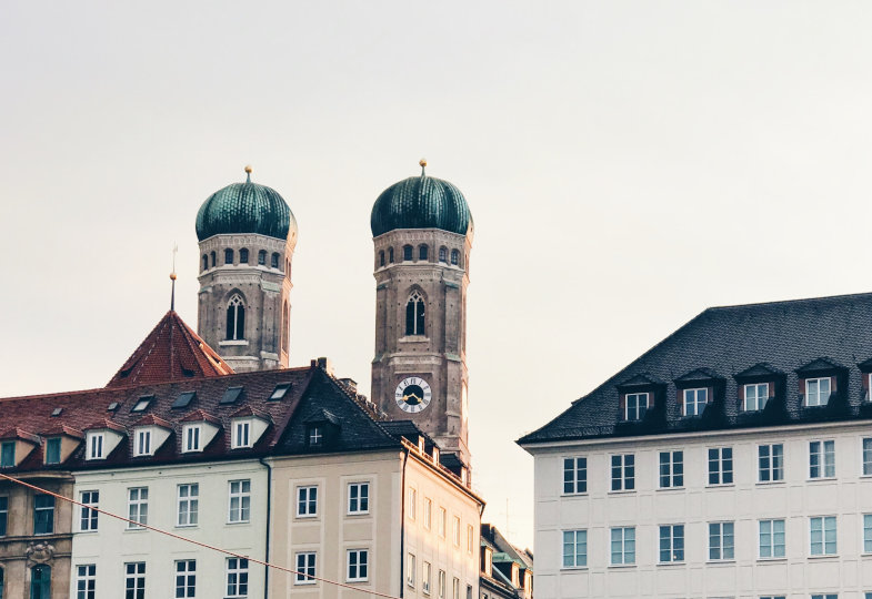 Blick auf den Dom in München