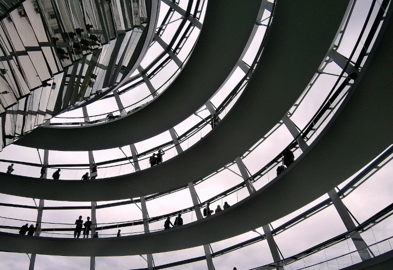 Kuppel des Reichtags in Berlin 