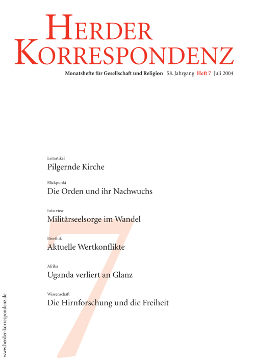   Herder Korrespondenz. Monatsheft für Gesellschaft und Religion 58 (2004) Heft 7