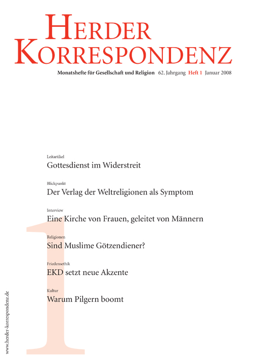   Herder Korrespondenz. Monatsheft für Gesellschaft und Religion 62 (2008) Heft 1