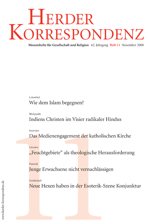   Herder Korrespondenz. Monatsheft für Gesellschaft und Religion 62 (2008) Heft 11