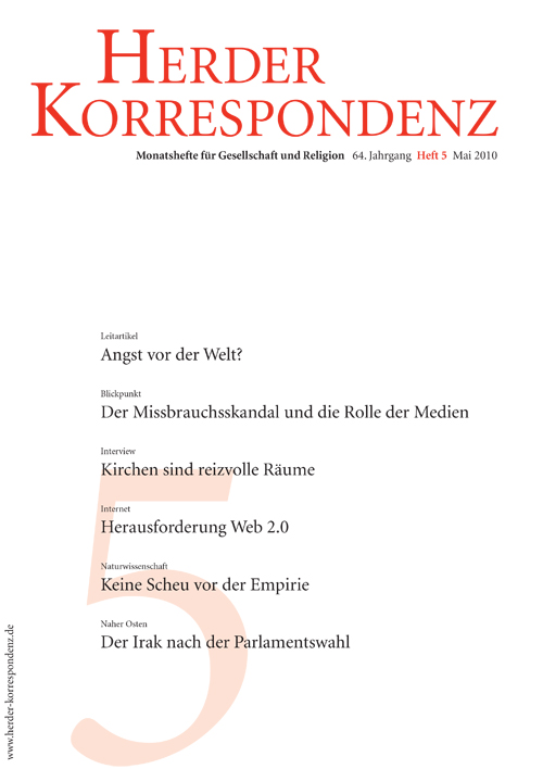   Herder Korrespondenz. Monatsheft für Gesellschaft und Religion 64 (2010) Heft 5