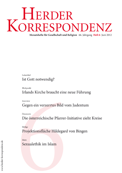   Herder Korrespondenz. Monatsheft für Gesellschaft und Religion 66 (2012) Heft 6