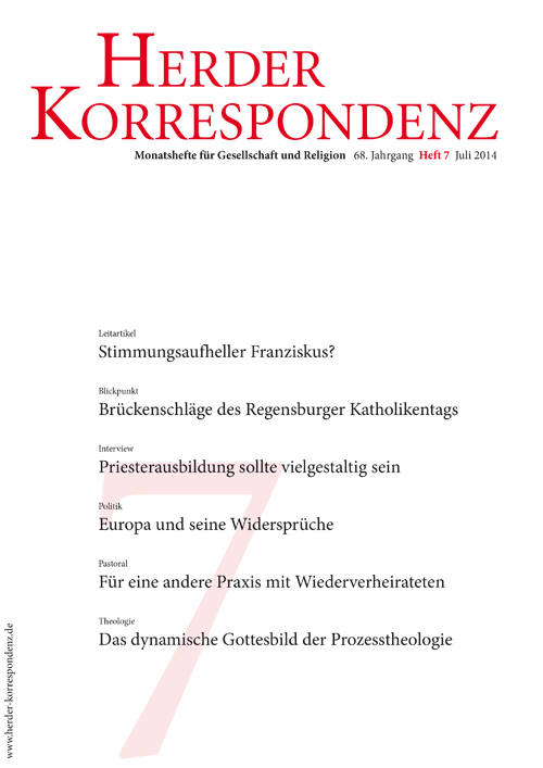   Herder Korrespondenz. Monatsheft für Gesellschaft und Religion 68 (2014) Heft 7