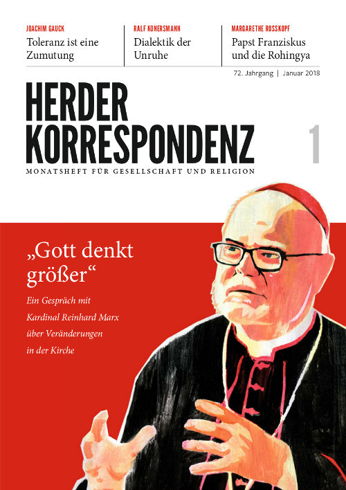   Herder Korrespondenz. Monatsheft für Gesellschaft und Religion 72 (2018) Heft 1