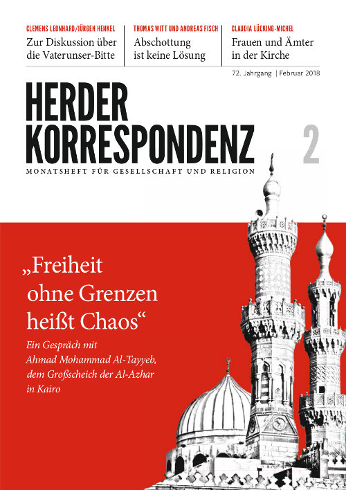   Herder Korrespondenz. Monatsheft für Gesellschaft und Religion 72 (2018) Heft 2
