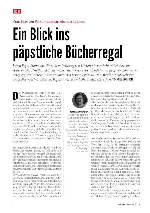 Das Pontifikat von Papst Franziskus: Dossier