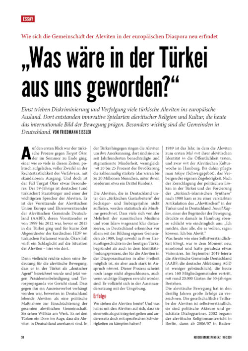 Herder Korrespondenz Dossier: Islam in Deutschland 