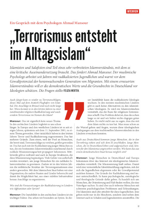 Herder Korrespondenz Dossier: Religion und Gewalt 