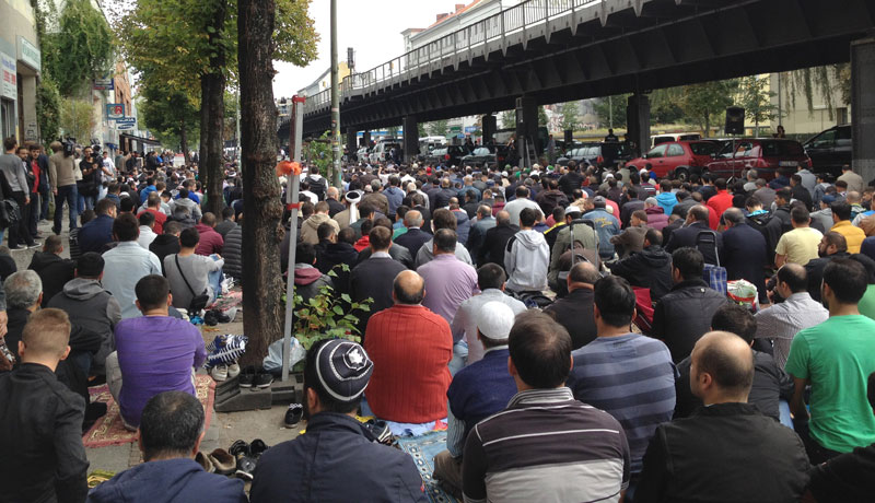 Demonstration "Muslime gegen Extremismus" am 19. September 2014 in Berlin