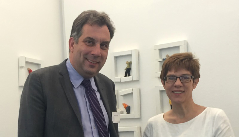 Gespräch mit Annegret Kramp-Karrenbauer - saarländische Ministerpräsidentin