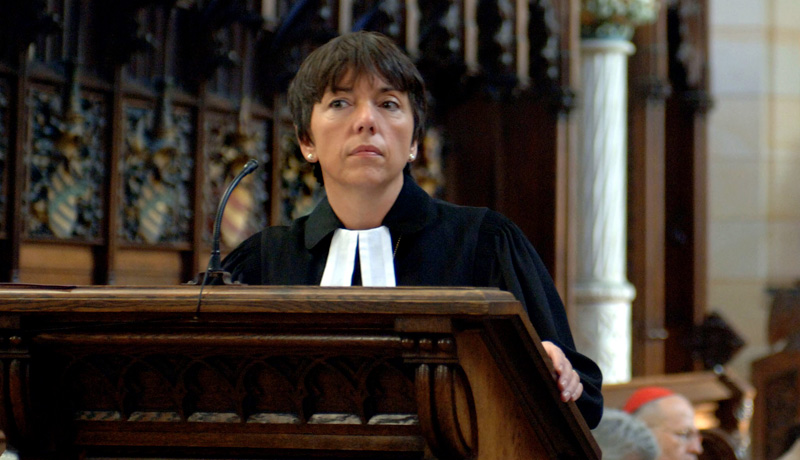 Margot Käßmann, Botschafterin des Rates der EKD für das Reformationsjubiläum 2017, in der Schlosskirche zu Wittenberg