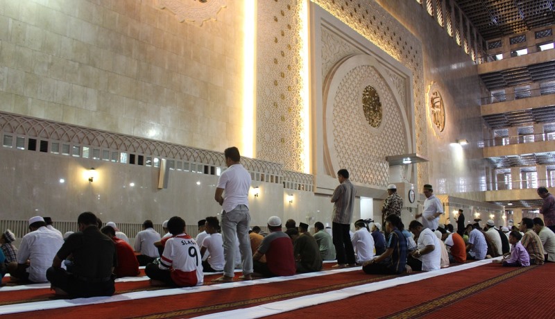 Gebet in einer Moschee