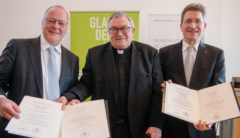 Ehrenpromotion für Wolfgang Huber und Karl Lehmann