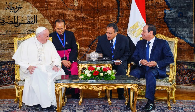 Papst Franziskus in Ägypten