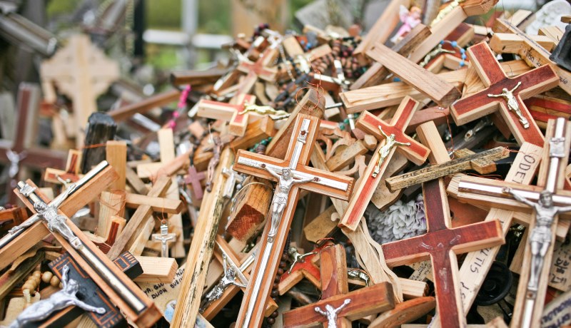 Berg der Kreuze: Wallfahrtsstätte in Litauen, die die Religionsfreiheit symbolisiert
