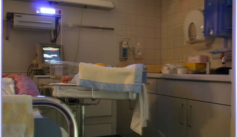 Säuglingsstation im Krankenhaus