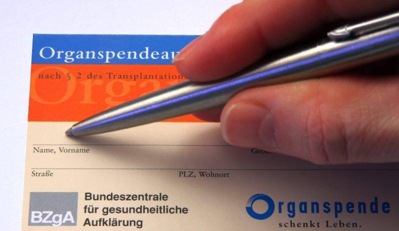 Organspendeausweis