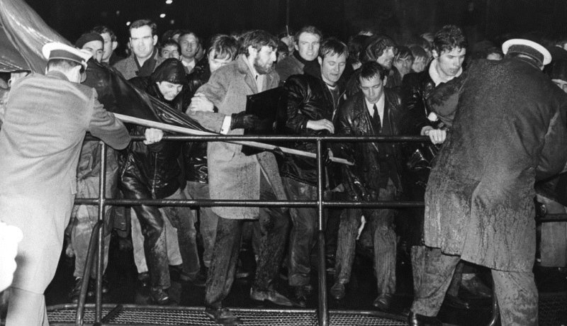 Studenten protestieren im Jahr 1968