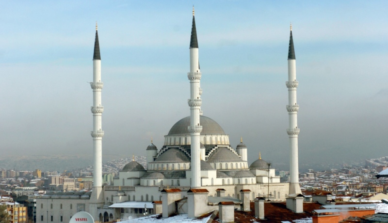 Blick auf die Hauptstadt der Türkei Ankara