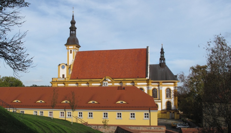 Blick auf das Kloster Neuzelle in Brandenburg