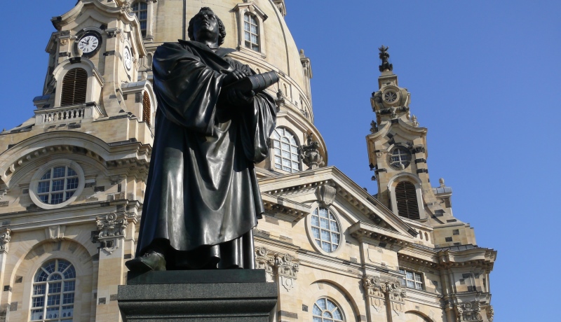 Luther-Statue in Dresden