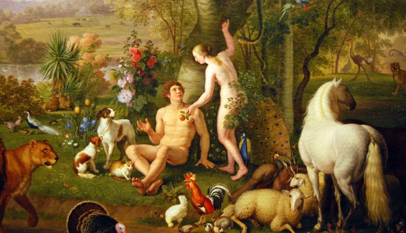 Adam und Eva vor dem Sündenfall