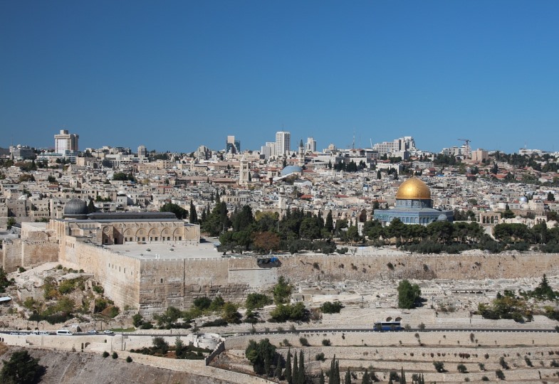 Blick auf Jerusalem