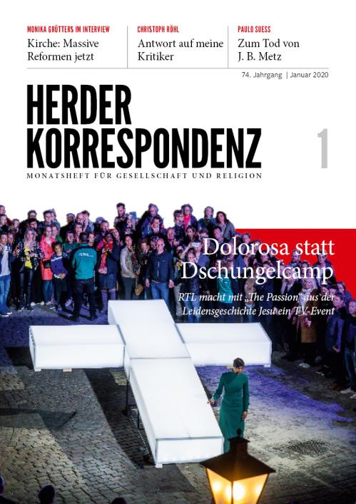 Herder Korrespondenz 74. Jahrgang (2020) Nr. 1/2020