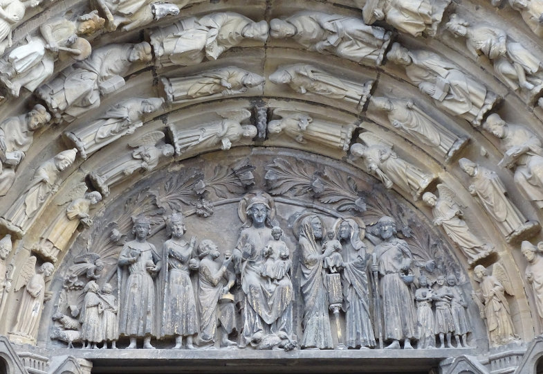 Relief an der Liebfrauenkirche in Trier