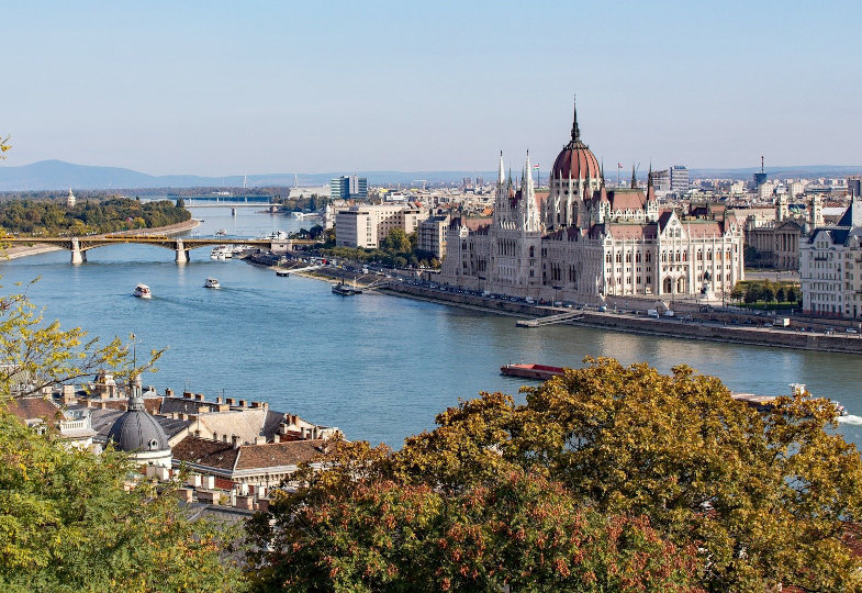 Ansicht auf Budapest