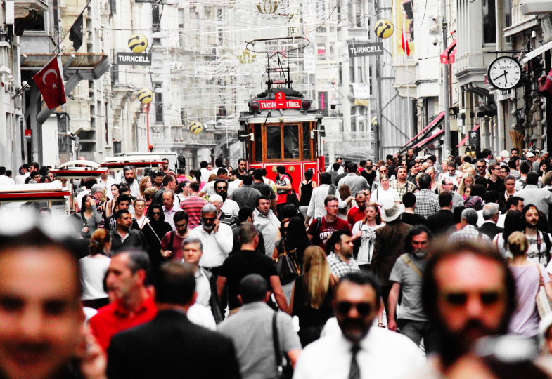 Straßenszene in Istanbul