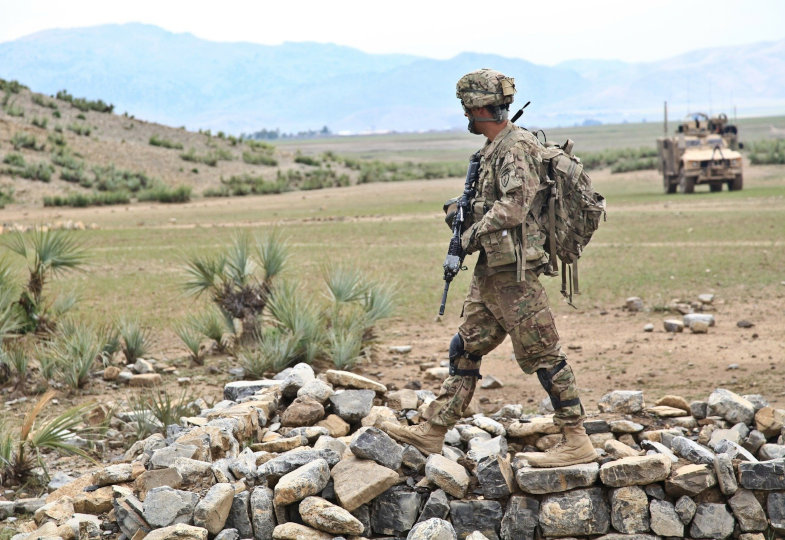 Soldat in Afghanistan