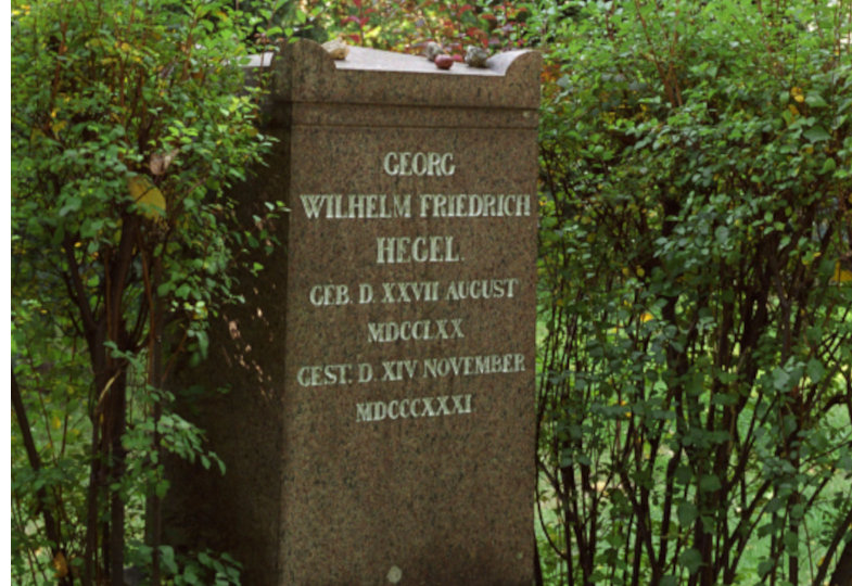 Grabstein Georg Wilhelm Friedrich Hegel