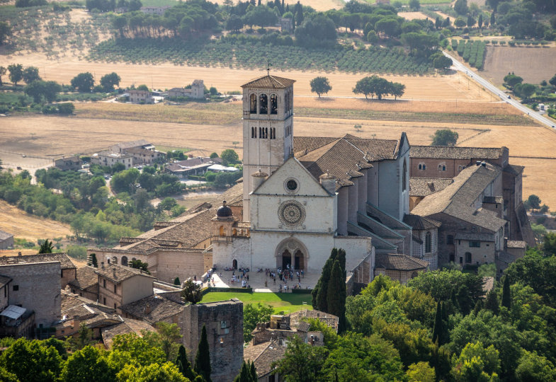 Blick auf Assisi