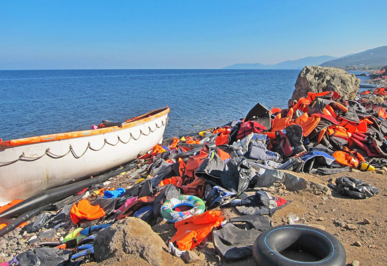 Flüchtlingsboot