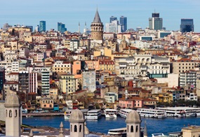 Blick auf Istanbul