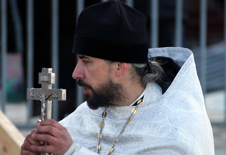 Ein orthodoxer Priester