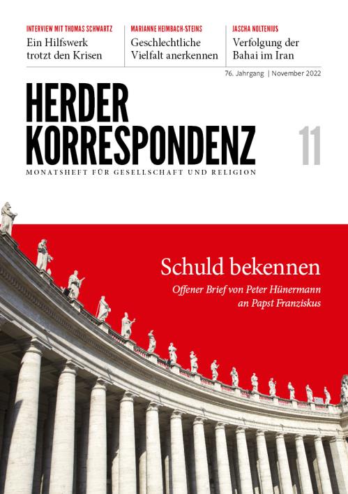 Herder Korrespondenz 76. Jahrgang (2022) Nr. 11/2022