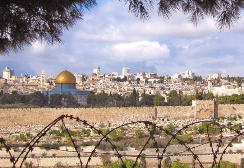 Blick auf Jerusalem