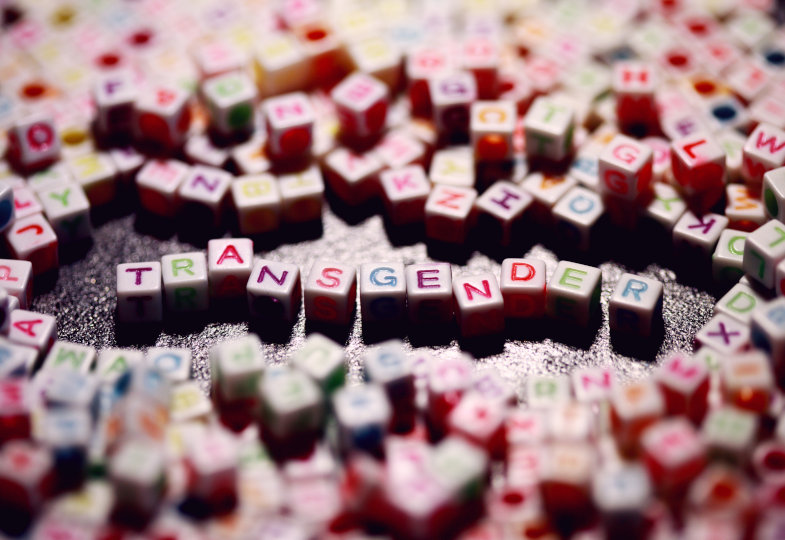 Das Wort "transgender"
