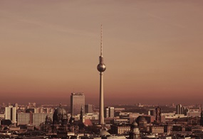 Blick auf den Berliner Alexanderturm