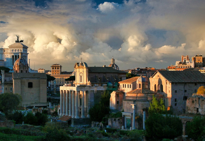 Rom vom Forum Romanum aus