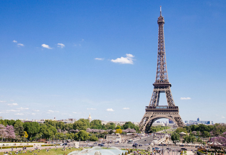 Der Eiffelturm in Paris